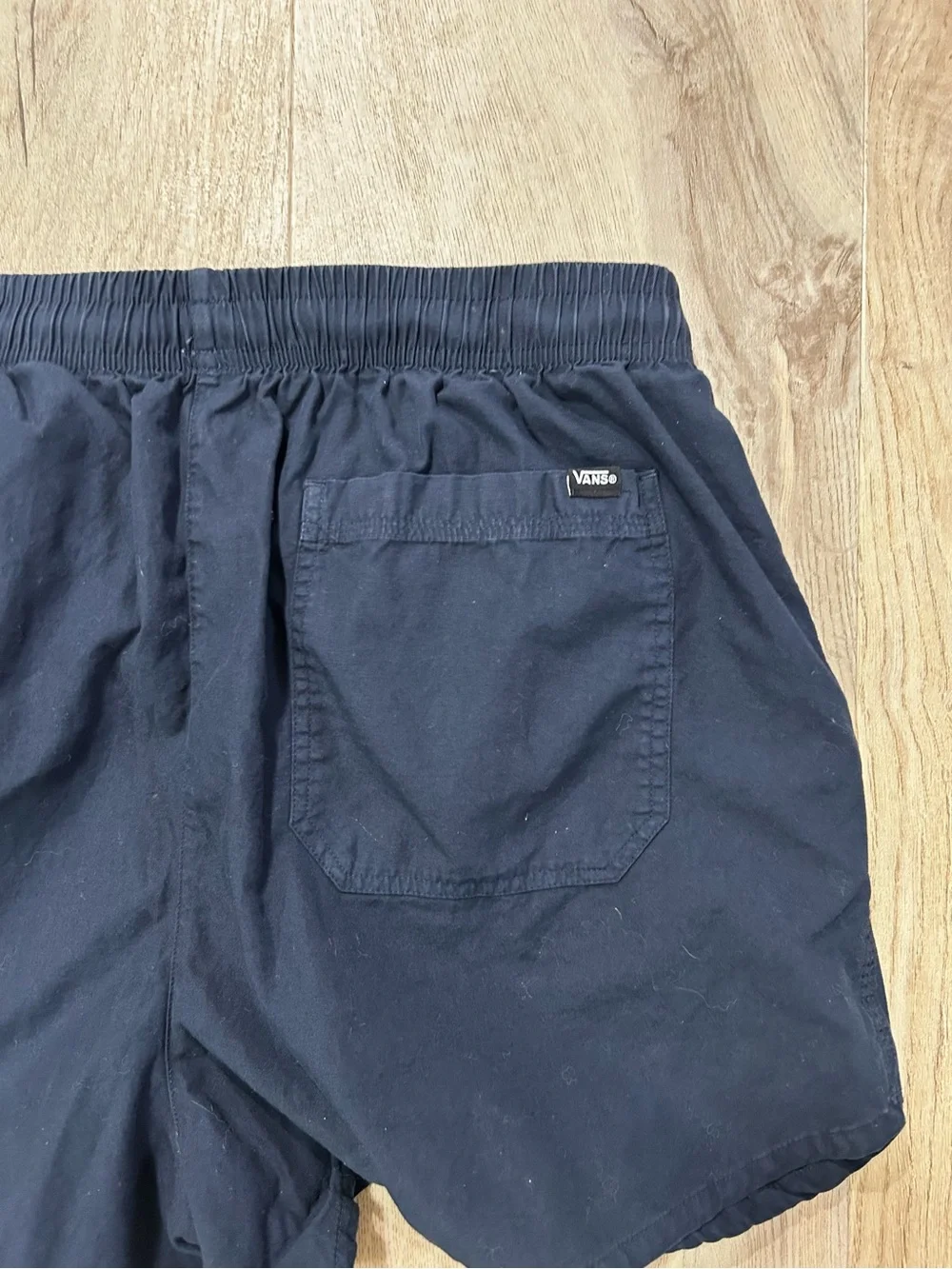 Vans Men's Elastic Waist Navy Shorts